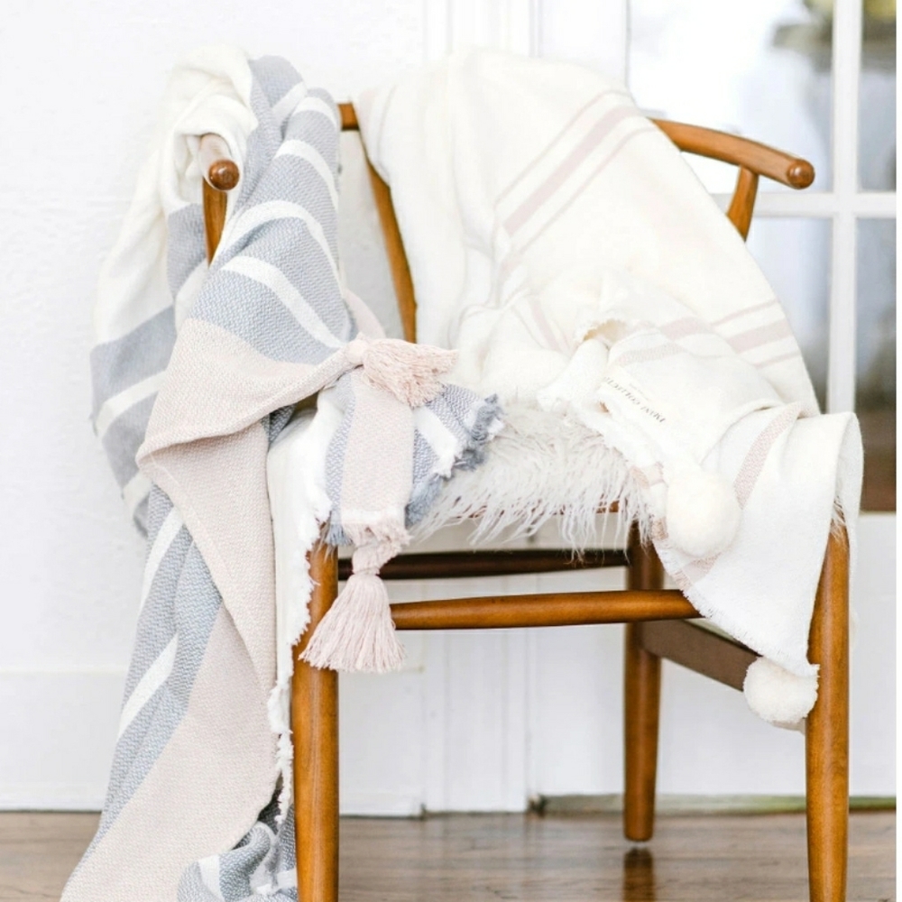 X IMANI Woven Throw  (Causebox)